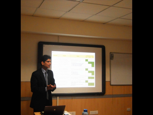 Guest Lecture by Mr. Nalin Kapoor